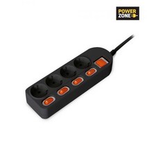 멀태탭 4구3M 개별S W 블랙멀티탭, 본상품선택