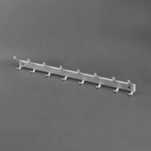 벽걸이옷걸이 실버 벽걸이후크 후크 옷걸이 훅 16구, 단품, 상세페이지 참조