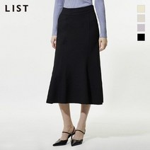 리스트 스판 밴딩 플레어 스커트 TWWSKN50070 386888