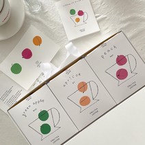 프룻티커피 드립백커피 브라질 스페셜티커피 청사과 복숭아 살구 미디엄 로스팅 선물세트, 드립백커피 3종선물세트