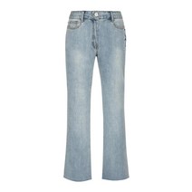베스띠벨리 여성용 사이드 자수 부츠컷 데님 팬츠 BEPKD2267