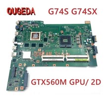 OUGEDA G74SX REV2.0 60-N56MB2700 용 ASUS G74S G74SX 노트북 마더 보드 GTX560M GPU 2D HM65 DDR3 메인 보드 전체 테스트, 상세내용표시