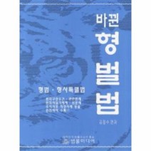 웅진북센 바뀐 형벌법 형법 형사 특별법