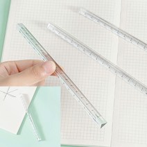 아크릴 눈금자 15cm 삼각자 자 투명, 벤타샵삼각자 DC002664