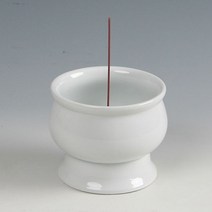 나skswint_백자 무지 도자기 향로(소소) 꽂이 홀더 받침대 인테리어소품 제사용햘오 고급 장식 제수용품 도기♥winters, ♥Good-Life!!