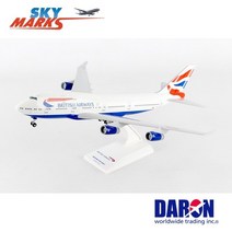 비행기모형 영국항공 브리시티에어웨이 모형 British Airways B747-400 1/200 Daron Skymarks SKR304 스카이월드