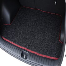 늘운 QM6 테두리 에어 쿠션 코일 발판매트, 3) 일반풀셋 (운전석+조수석+뒷좌석), 4)레드