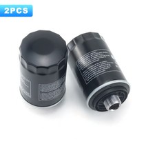 자동차 공기청정기 자동차 공기필터1개/2 개 오일 필터 06J115403Q A3 A4 A5 A6 A8 Q3 Q5 티구안 골프 제, 02 2PCS, 02 2PCS