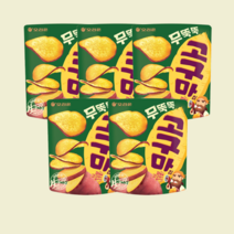 무뚝뚝 고구마칩 60g 5봉 과자 간식 주전부리, 오리온 무뚝뚝 고구마칩 60g 5봉