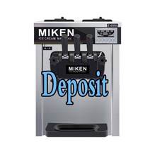 슬러시 아이스크림 빙수기 기계 메이커 상업용 소프트 아이스크림 기계 전기 3-풍미 콘, 01 Deposit_01 110V