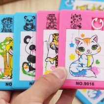 슬라이딩퍼즐 치매예방게임 슬라이드퍼즐 80 년대 이후 향수 클래식 어린이 어린 시절 플라스틱 슬라이딩 9 그리드 3 차원 모바일 지그 소 퍼즐 교육 완구, 20개의 움직이는 퍼즐