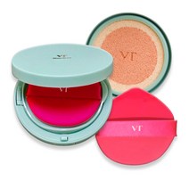 VT 블랑드 브이티 더블 레이어 톤업 쿠션 vt원샷멀티쿠션 본품+리필, 21호/22호, 1세트