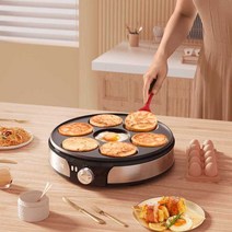 전기 에그 팬 프라이팬 오믈렛 멀티 가정용 원형 부침, 오믈렛 팬 + 4구 팬