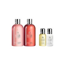 몰튼브라운 몰튼 브라운 배쓰 & 샤워 젤 듀오 세트 향 2종 샘플 증정, 딜리셔스 루바브&로즈_딜리셔스 루바브&로즈