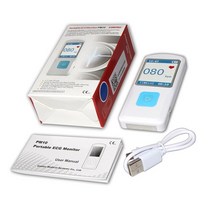 휴대용 ecg ekg machine color screen ecg monitor handheld heart rate machine bt usb pc 소프트웨어 심전도 모니터, a