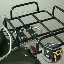 [MantaX] 오토바이 배달가방 연장프레임 스쿠터 배달통 받침대 탑박스거치대 5종류 중 택1, 전문가형