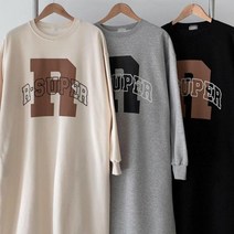슈퍼 R 기모 원피스 211N611S 빅사이즈 여성의류
