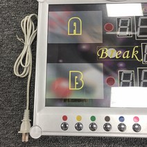 스누커 풀 당구 스포츠 게임 전자 점수 판 카운터 무선 리뮤트 컨트롤러 포함, 한개옵션0