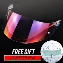 모토 헬멧 바이저 렌즈 전체 얼굴 오토바이 CASCO AGV K1 K3SV K5 CAPACETE REVO 쉴드, REVO PURPLE RED GOLD