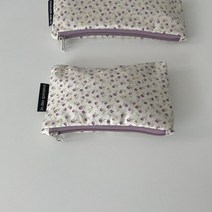 바보사랑 연보라 꽃 파우치(Light purple flower pouch).인데오스페라무스