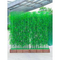 인조대나무 울타리 야외정원 실내조경 담장 횟집 공간, 50cm 길이  + 1.8m 높이(10개)