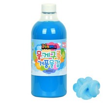 뭉게구름 거품물감 리필 1000ml 낱색 형광파랑, M상품선택