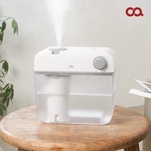 오아 플렌티 브릭 대용량 초음파 간편 세척 가습기 4L, OHM-069WH
