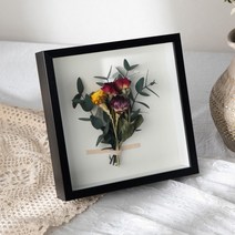캘리그라피 플라워 액자 팝아트 3D 입체 관액자 DIY 투명 공간액자 깊은 6x8 5cm, 선택_화이트 5cm