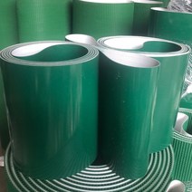 PVC 경량 녹색 컨베이어 벨트 상업용 컨베이어 로라, 검은  PVC 컨베이어 벨트