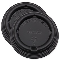 16/12온스 튜브타공 테이크아웃종이컵뚜껑 블랙1000개, 없음, 12/16/20온스 튜브_타공 블랙 1000개