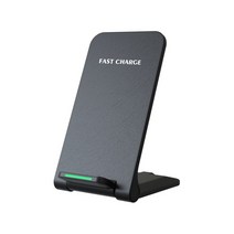 휴대폰 이어폰 무선 고속 충전기 30w 스탠드 패드 iphone 13 12 11 x, 검은색