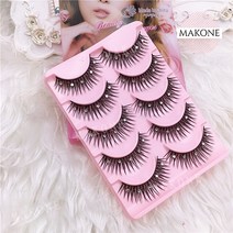 Makone 상표등록 밸리댄스 공연용 화려한 큐빅 속눈썹, 한개옵션0 × 한개옵션1
