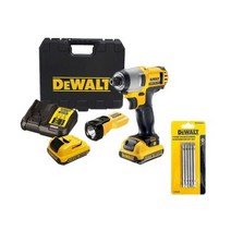 디월트 12V MAX 컴팩트 충전 임팩 드라이버 DCF815D2T + 십자팁 DWA00001 5p 세트, 10세트