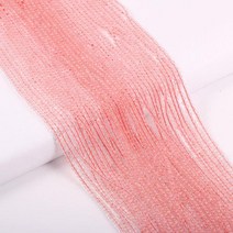 비즈 구슬 보석 만들기 천연석 라운드 작은 Agats 비즈 쥬얼리 만들기위한 느슨한 절연 DIY 팔찌 목걸이 액, 19 Watermelon Red Stone_01 2MM