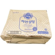 하얀설탕 3KG백설 BOX(6), 박스/백설하얀설탕3kgx6, 3kg