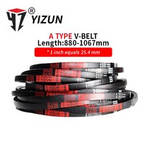농기계YIZUN A 유형 A880 ~ 1067mm 하드 와이어 고무 드라이브 내부 길이 둘레 산업 전송 농업 기계 V 벨트, 12 A1016mm Li_01 1 개