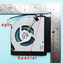 CPU GPU 냉각 팬 쿨러 CLEVO P950HP P950HP6 P950ER P950HR P955ER P950EP6 P955EP6 P950ED BS5005HS U3D U3E, 4pin special cpu