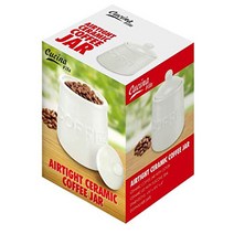Smart Living 12011051 AIRTIGHT Ceramic Coffee JAR White null, 1