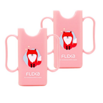 플렉사 미니 팩 홀더, 핑크 여우, 10개입
