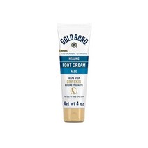 Gold Bond Healing Foot Cream 4 oz. Pack of 4 With Aloe Nourishes & Softens For Healthier Looking