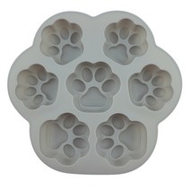 꽃초 돈보약 어버이날 포토존 샌드세레머니 브라이덜샤워 소품대여 축사 케이스 대두피켓 7 고양이 발 실리콘 몰드 케이크 몰드 dog paw glue 촛불 석고 화이트 젤리 젤리, 덮개가 없는 파란색