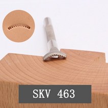 패턴 가죽 스탬프 도구 금속 가죽 공예 작업 정품 소가죽 조각 패턴 꽃, SKV 463