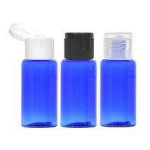 [허브스프레이] 원터치캡용기 10ml 15ml 20ml 40ml 똑딱이공병 어매니티공병, 15ml 청색용기, 흰색캡, 1개