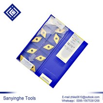 10 개/몫 DNMG150604-PM YBC251 cnc 카바이드 터 닝 인서트 블레이드 선반