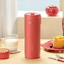 다기능 가정용 수제 두유 제조기 메이커 소형 주방도구 기계 만드는, 레드