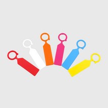 나무 이름표 고리형 걸이 꽃 화분 식물명찰 표시 라벨 수목표찰, 오렌지