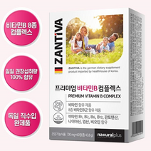 이명에좋은영양제 귀 귀울림 건강 잔티바 프리미엄 비타민B컴플렉스, 60정 x 1개