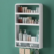 아이코지 다용도 욕실 수납함 정리대 선반, 2단