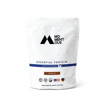 Momentous Essential 식물성 완두콩 및 쌀 단백질 파우더 비건 (초콜릿 가방), Chocolate, 1.66 Pound (Pack of 1)