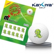 골프공 스티커 매직터치 뱀띠, 블랙(남성용)